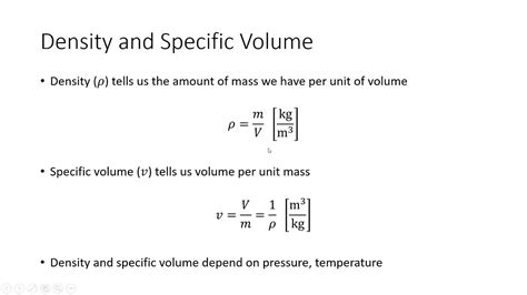 What Is The Specific Volume