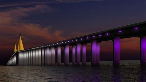 Sunshine Skyway Bridge Florida Wallpapers - Wallpaper Cave