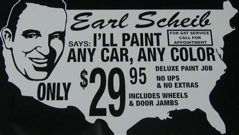 Cars We Remember: Reader recalls Earl Scheib paint centers and seeks ...