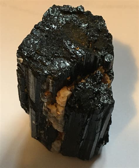 Natural Black Tourmaline Crystal Rough Rock Specimen - Dawns Holistic Shop