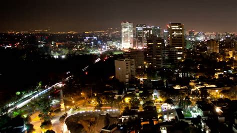 time-lapse mexico city skyline night Stock Footage Video (100% Royalty ...