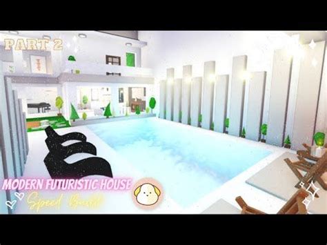 Modern Futuristic House🐘 Speed Build Part 2 (Roblox Adopt Me) - YouTube ...