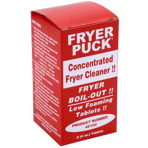 Fryer Puck 401304001 4 oz. Deep Fat Fryer Cleaning Tablet - 5/Pack