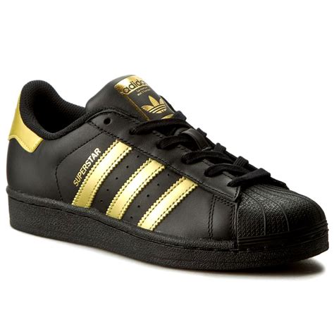 Adidas Superstar Black/Gold czarne rozm. 39 +1/3 - 7224678127 ...