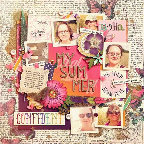 Pin on Digital Scrapbook Layout Love