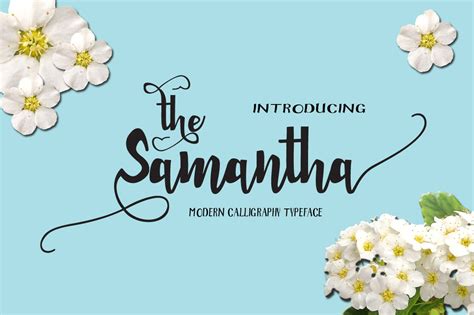 Samantha (1405) | Script | Font Bundles