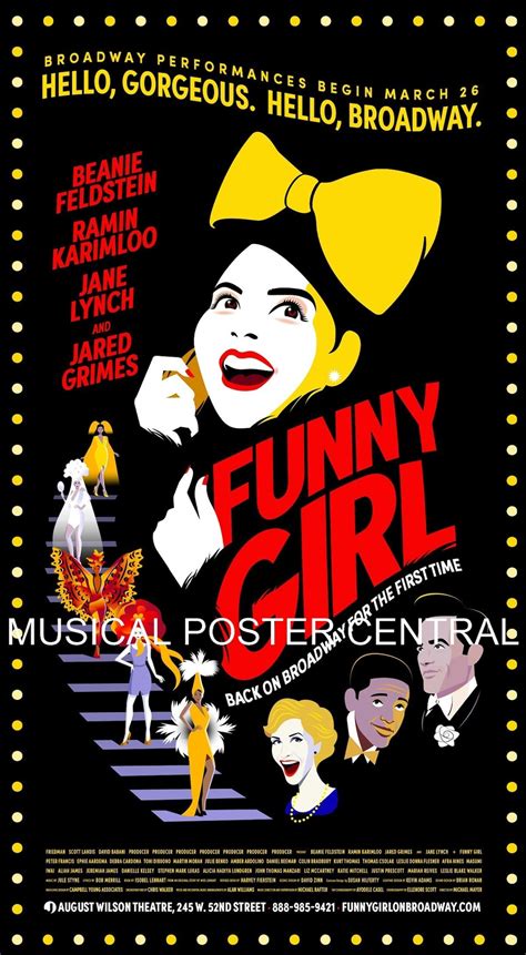 Funny Girl Broadway Musical 11x17 Color Poster - Etsy