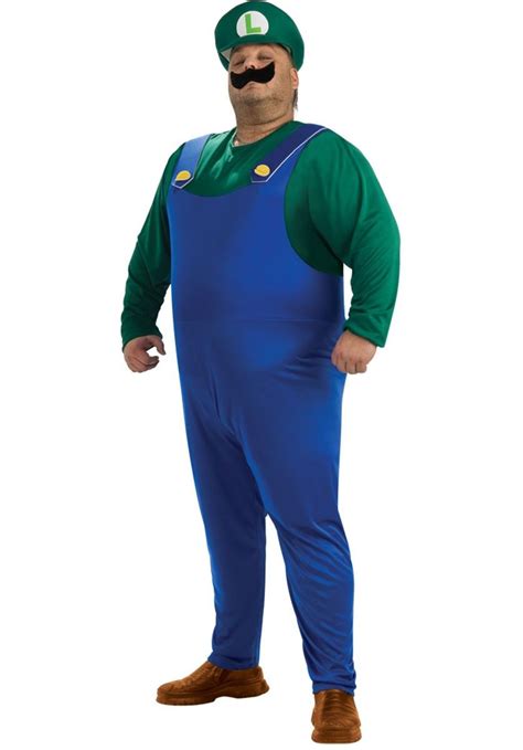 Luigi Jumpsuit, Hat, Moustache | Luigi costume, Mario costume, Mario ...