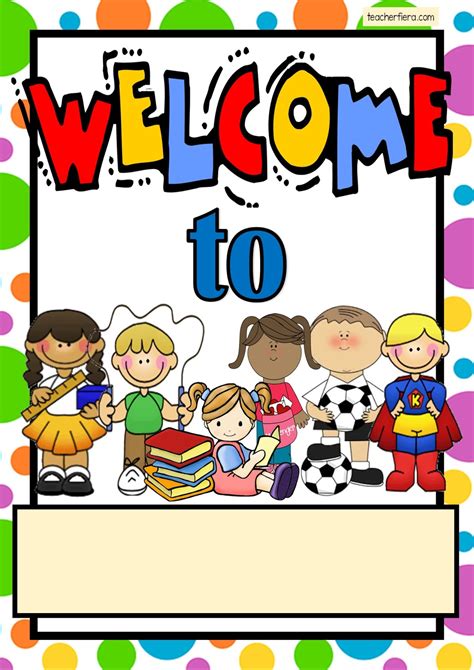 teacherfiera.com: WELCOME TO CLASS BANNER / POSTER