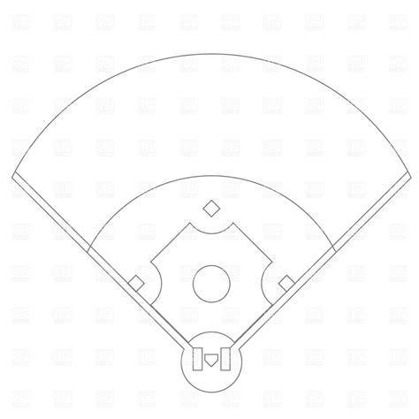 Baseball Diamond Drawing - Cliparts.co