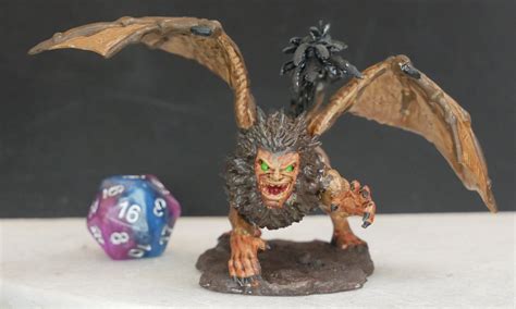 Hand painted Manticore miniature | TTRPG | RPG | DND — Hawksmoor's ...