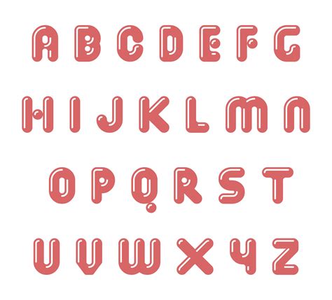 Cute Bubble Letters - 10 Free PDF Printables | Printablee