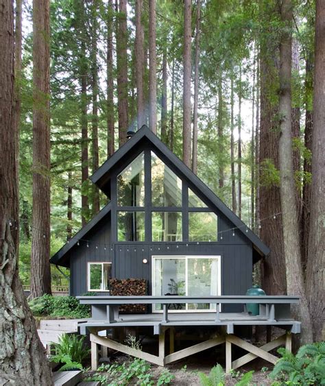 Amazing A-Frame cabin in a majestic redwood forest of Sonoma