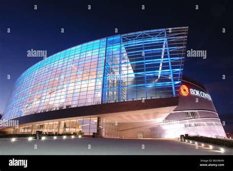 Tulsa, OK, Oklahoma, downtown, BOK Center, evening Stock Photo - Alamy