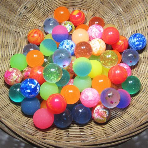 10pcs/pack Funny Toy Balls Mixed Super Bouncy Ball Children Elastic Rubber Ball Children Kids ...