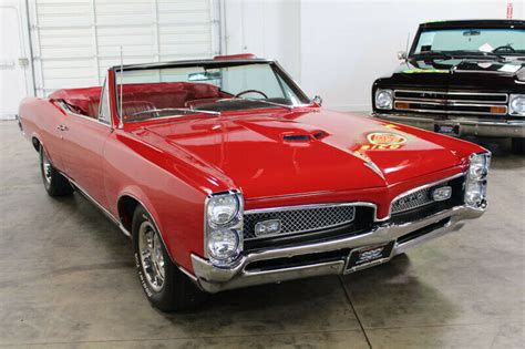 1967 Pontiac GTO 99611 Miles Regimental Red Convertible for sale ...