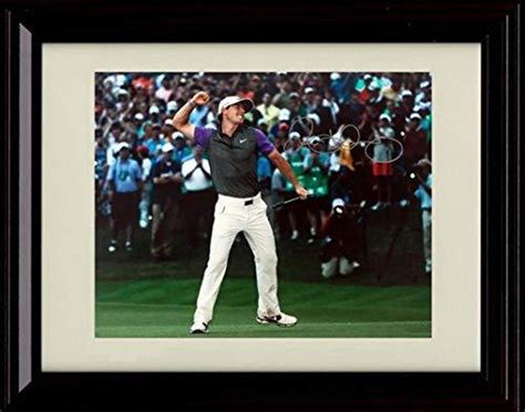 Framed Rory McIlroy Autograph Replica Print Celebration | Etsy