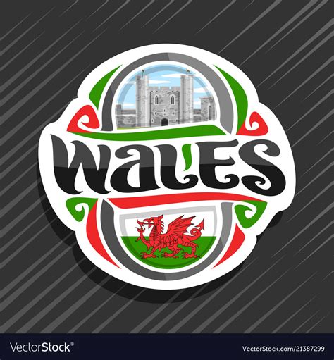 Logo for wales Royalty Free Vector Image - VectorStock