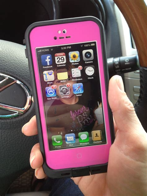 iPhone 5 with pink life proof case, 16GB, original carrier Verizon, for sale! $450 | Lifeproof ...