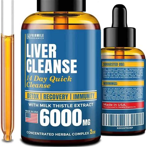 Liver Cleanse with 6000 MG Milk Thistle | Fatty Liver Guide