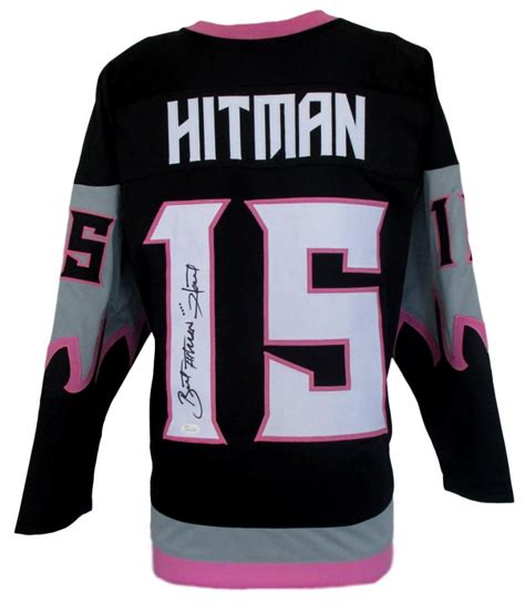 Bret Hart Signed WWE "Calgary Hitmen" Jersey (JSA COA) | Pristine Auction