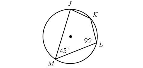 Inscribed Quadrilaterals Worksheet