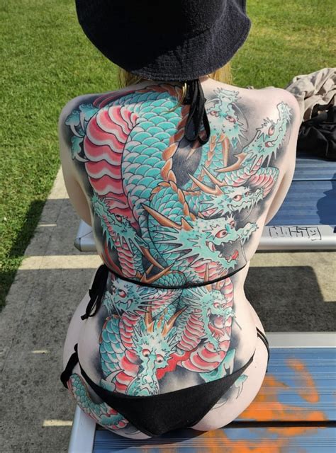 The Yamata no Orochi by Kit De Tattoo at Little Tokyo, Sydney : r/irezumi