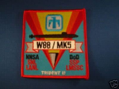 USN Trident II Ballistic Missile W88 MK5 Warhead Patch | #26012447