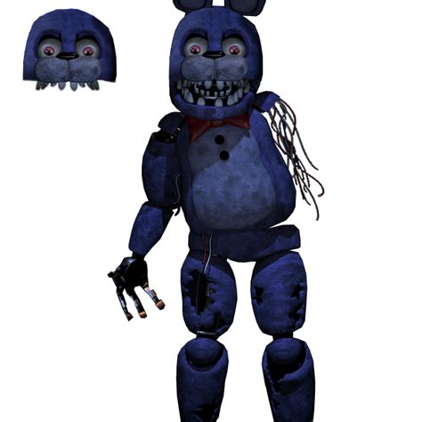 Withered Bonnie Face Drawing