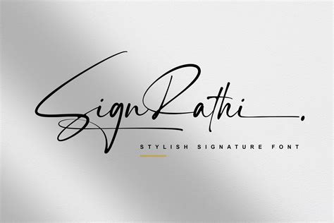 SignRathi - Signature Font – Free Fonts | pixelify.net