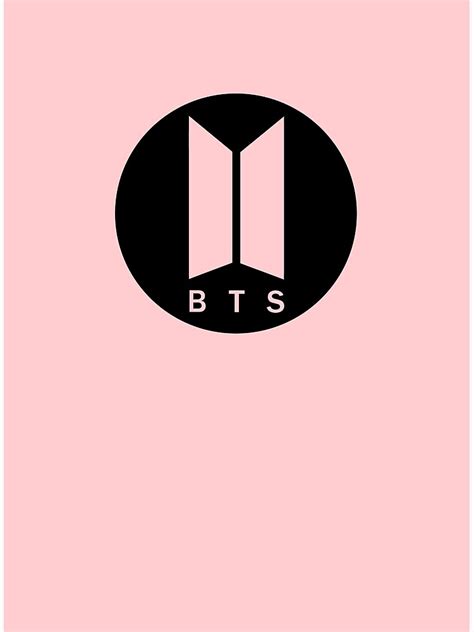 "BTS Pink Logo [Click to see other items with this design]" Poster for ...