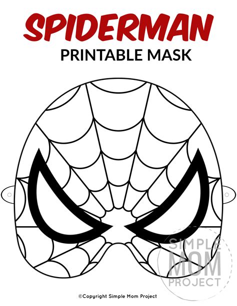 Printable Spiderman Template - pmi-upm