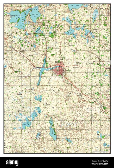 Hutchinson, Minnesota, map 1958, 1:62500, United States of America by ...