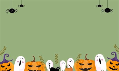 Premium Vector | Vector halloween background in flat design