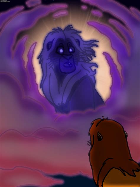 The Lion King (1994) - Mufasa's Ghost by RDJ1995 on DeviantArt