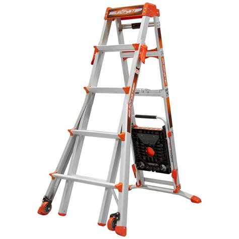 Little Giant Adjustable Heavy Duty Step Ladder