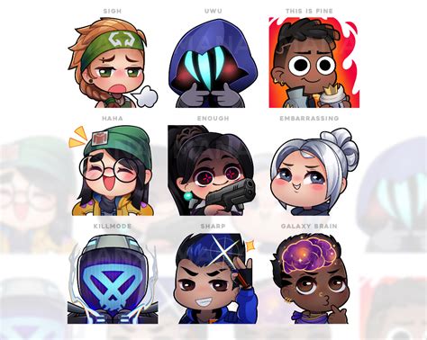 P2U Valorant Emotes -Set 2