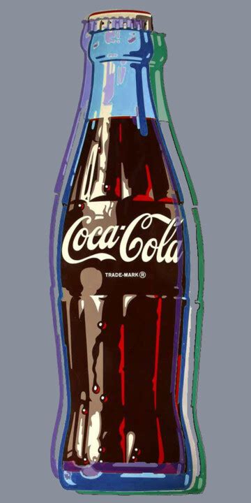 Coca-Cola Bottle Warhol Soup, Painting by Tony Rubino | Artmajeur