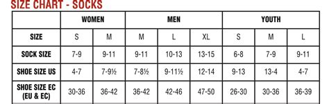 The Nike Sock Size Chart - Your Fashion Guru