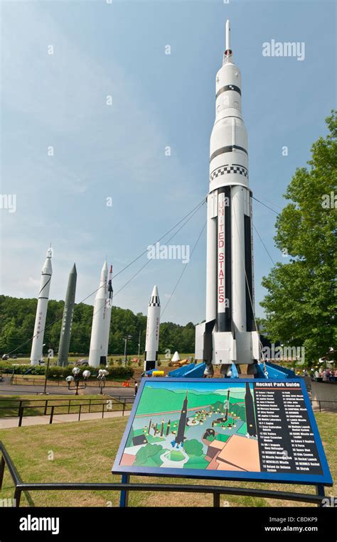 Alabama, Huntsville, U.S. Space & Rocket Center, Rocket Park, Saturn 1B ...