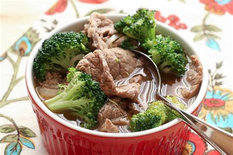 Chinese Beef and Broccoli Soup