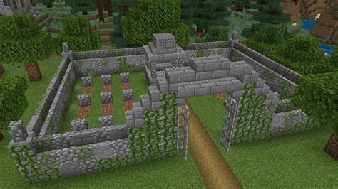 My first cemetery build for my fallen pets. Part of my Kingdom lets ...