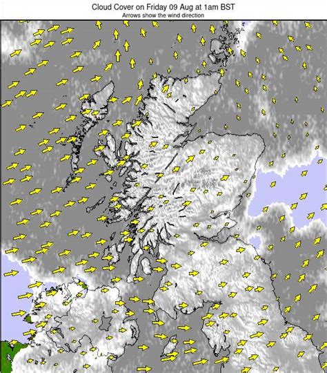 Scotland Cloud Forecast