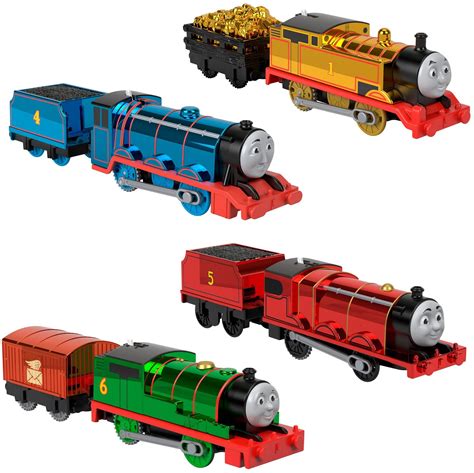 Fisher-Price Thomas And Friends Set Of Toy Trains, Thomas Percy James ...