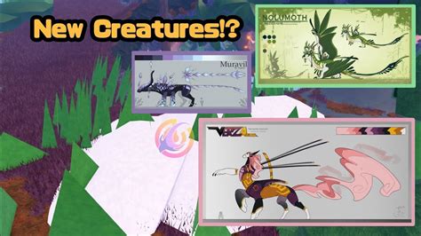 NEW CREATURES?! Nolumoth, Muravil, Verza! || Creatures of Sonaria - YouTube