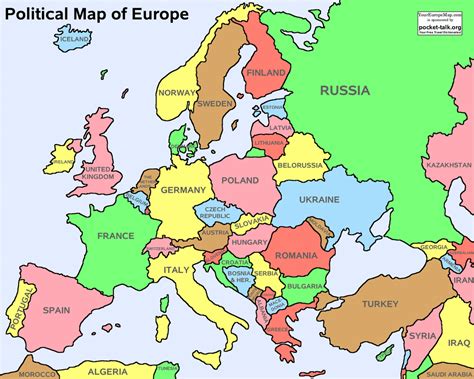 Europe Sketch Map