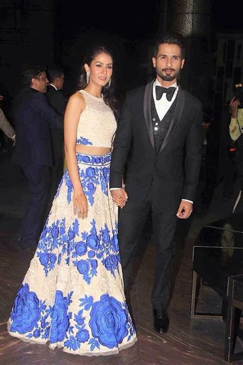 Shahid Kapoor and Mira Rajput's Wedding Reception Pictures | Manish malhotra bridal collection ...