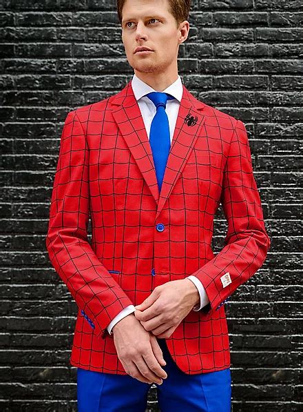 Men's OppoSuits Slim-Fit Spider-Man Suit Tie Set | ubicaciondepersonas ...