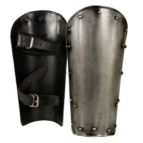 Dark Warrior Steel Greaves