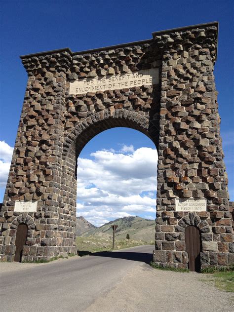 North entrance, Yellowstone | Favorite Places & Spaces | Pinterest | Road trips